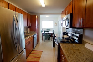 Kitchen and dining room