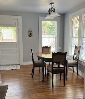 Sunny dinning room.
