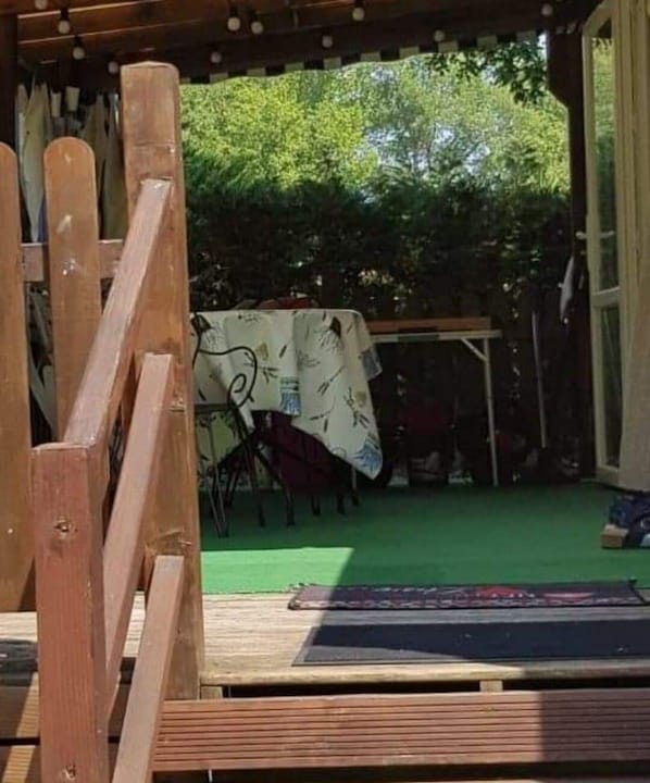 espace terrasse mobil-home