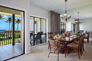 Poipu Sands 124 Ocean View Dining