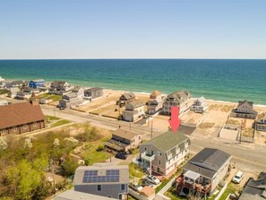 Aerial view of the home - Please be aware there is new home built across the street from this property. Located just minutes from "Salisbury Center"