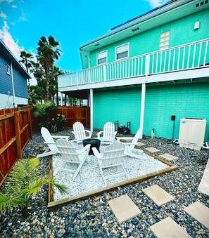 Enjoy the firepit at night