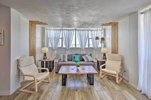 Living Room | Main Level | Free WiFi | Central A/C + Heating