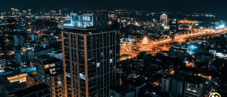 Outlook of M Residence at Night