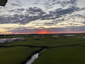 Amazing sunset from back balcony