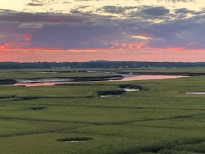 Amazing sunset from back balcony