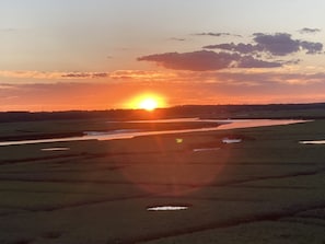 Amazing sunset from back balcony
