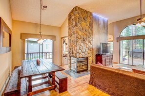 dining room open to the living room