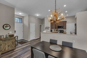 Indoor dining space