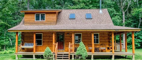 Charming Log Cabin with wrap around porch!