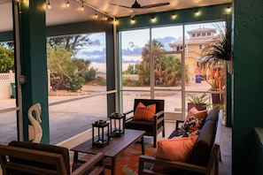Watch incredible Sunsets from your Screened Lanai