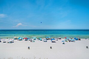 White sand beaches