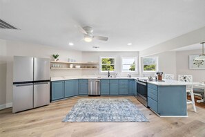 Whip up delicious meals in this charming kitchen