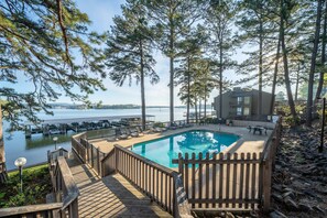 This property comes with a boat slip