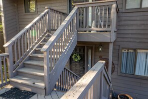 Access to the Condo has a Short Flight of Stairs