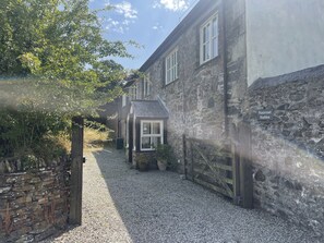 Entrance to the cottage