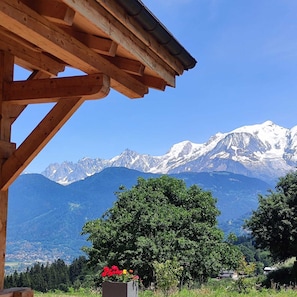 Blick von der Unterkunft