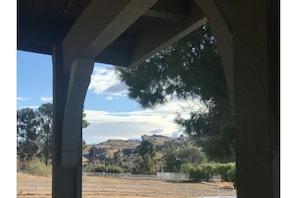 Afternoon view of Vasquez Rocks from your front porch.