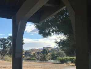 Afternoon view of Vasquez Rocks from your front porch.