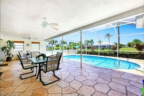 Lanai by private pool deck