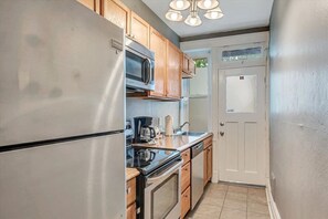 Fully stocked kitchen