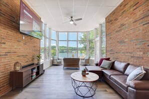 Spectacular views of the Catawba River from the recreational room!