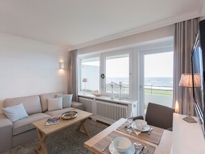 Haus Dünenhof zu Kronprinzen, App. 88, Wohn-Schlafzimmer