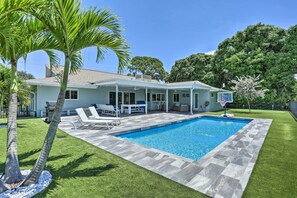 Backyard | Private Pool | Heated Year-Round