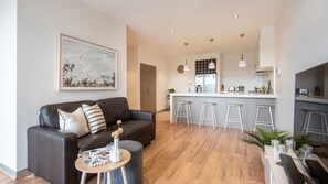 Living and kitchen