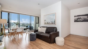 Main living with access to large balcony