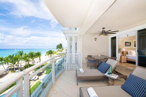 Private balcony with walkout access from the primary suite. 