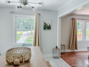Lots of natural light throughout our home.