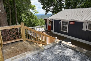 Stairway to the deck