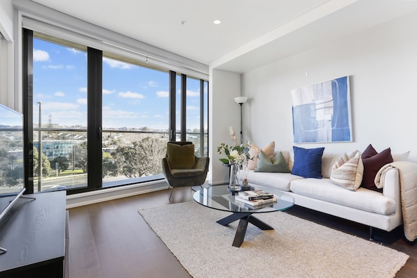 Light and spacious living area