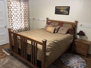 Queen bed first view
