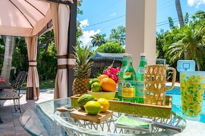 Play in the Impressive large pool for hours of enjoyment for the whole family. The pool deck has covered lounging and dining areas, a BBQ, a new hot tub, a basketball hoop, and games.