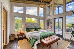 Master Bedroom has Amazing Views