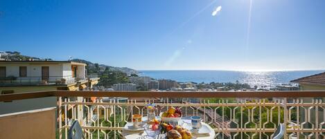 Sea view balcony