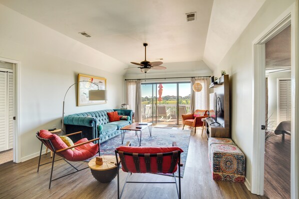 Saint Helena Island Vacation Rental | 3BR | 2BA | 1,500 Sq Ft | Stairs Required