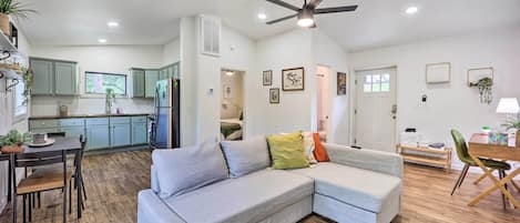 Eucha Vacation Rental | 1BR | 1BA | 500 Sq Ft | Step-Free Access