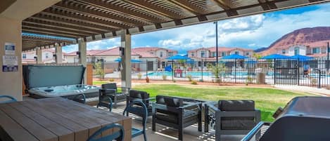 Epic poolside location (be right next to the new lap pool), just steps from the entry gate!
