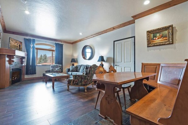 Dining Area & Living Room