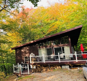 Wrap around deck