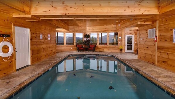 Splash with your family from this 30x15 heated pool! Temperature kept at 82-88 F