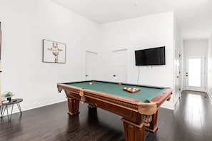 Enjoy a game of pool with your friends and family