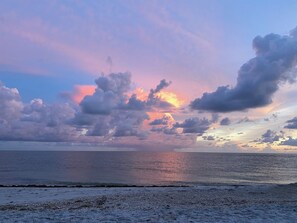 Enjoy a sunset beverage, the show can't be beat.