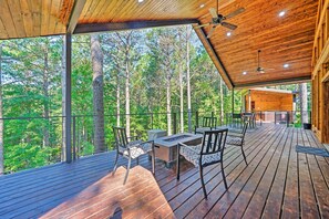 Deck | 2-Story Home | Gas Fire Pit | Dog Friendly w/ Fee