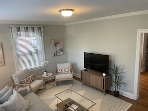 Living Room showing smart TV
