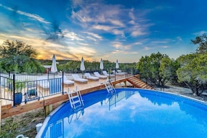Make a splash! We have an above-ground pool to add more fun to your stay.