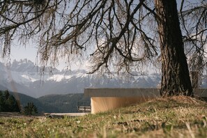 Blick von der Unterkunft